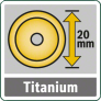 Режущий диск с титановым покрытием